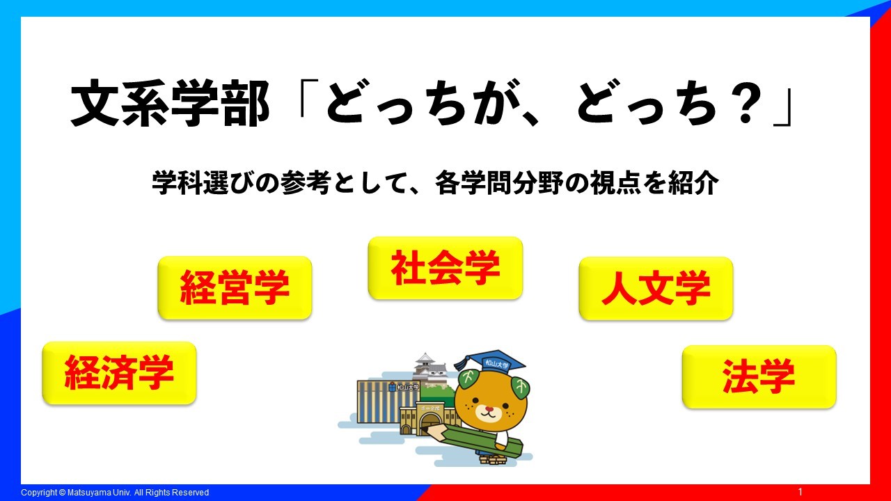 文系学部「どっちが、どっち？」